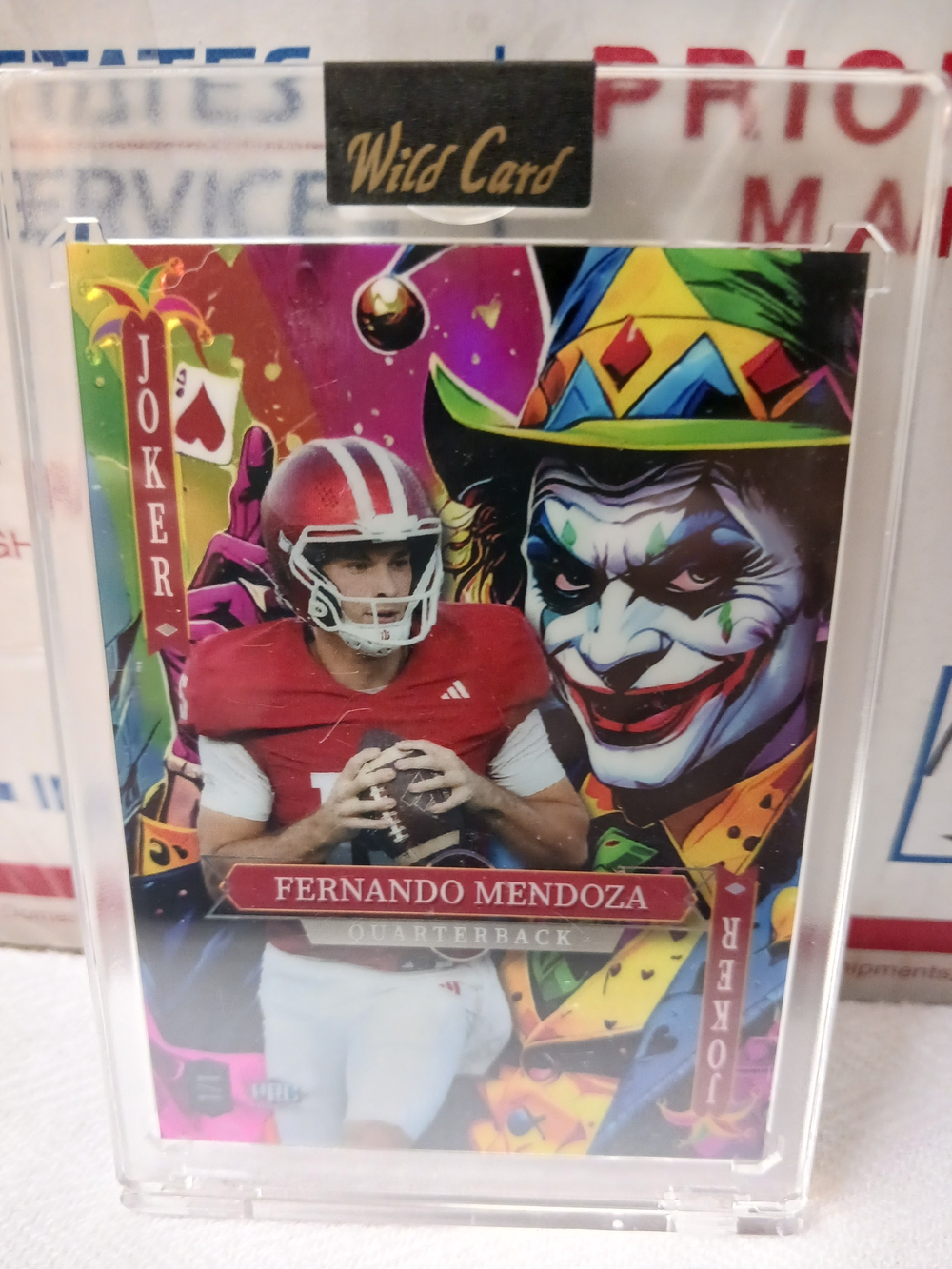 2026Wild Card Fernando Mendoza ROOKIE  Joker Football Card - Multi Color